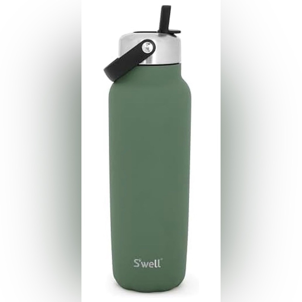 S'well Recycled Stainless Steel  flip straw Explorer Water Bottle